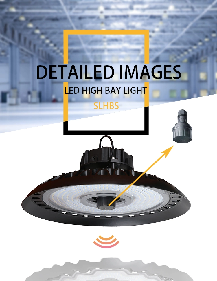 Warehouse Work Light IP65 150W LED Industrial Lighting UFO LED High Bay Light