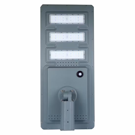 Personalizzazione del campione Illuminazione stradale a energia solare Lampada a risparmio energetico a LED bianco Luci LED a energia solare per esterni da 180 Watt Lampione stradale solare a LED tutto in uno