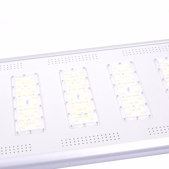 Modello di scatola da scarpe ISO9001 Tutto in uno con lampione stradale a LED solare